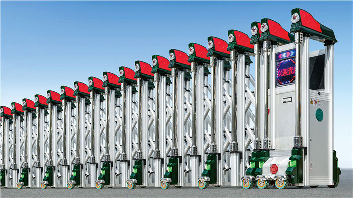 普洱出安智能電動伸縮門進駐中緬新天地工程