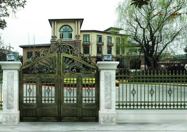 臨滄晨曦中央領域別墅大門案例 - 中出網-智能出入口與停車充電門戶