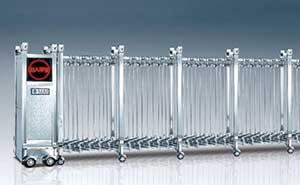 三亞出安智能電動(dòng)伸縮門成海口椰園食品有限公司大門口一顆璀璨明珠