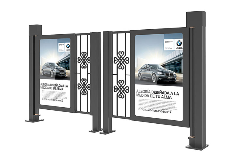 中國(guó)風(fēng)風(fēng)格人行通道廣告門(mén)