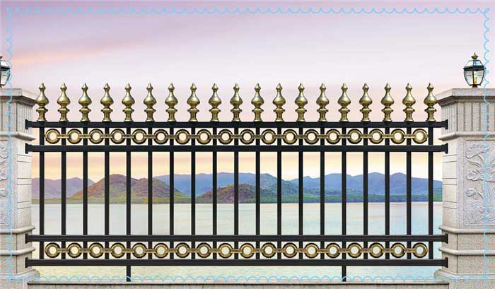 KSWL-7009別墅鋁藝庭院圍欄