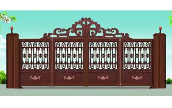 電動(dòng)折疊門 - 懸浮折疊門-LO-ZD04