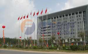 鹽城濱?；@區(qū)管委會旗桿案例