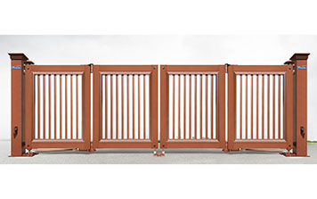 智能懸折門938-C2（紅古銅）