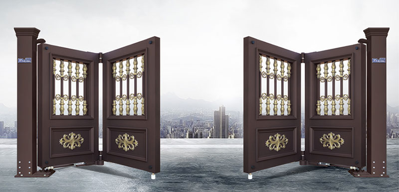 智能懸折門10300F型（深咖）