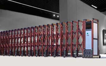 電動伸縮門 - 電動伸縮門-4160紅龍門