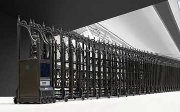 電動(dòng)伸縮門(mén) - 電動(dòng)伸縮門(mén)-鑄鋁門(mén)