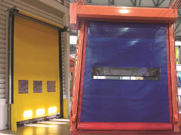 拉鏈式自動修復(fù)快速卷簾門