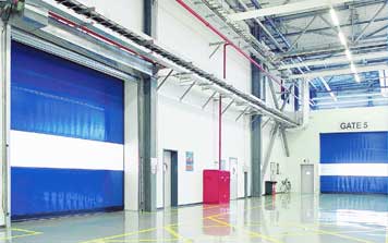 快速門 - 防撞內用快速門