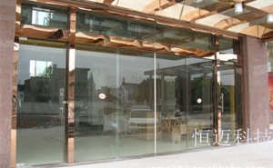 玫瑰金包門套感應(yīng)門