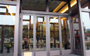 銅包邊自動感應門