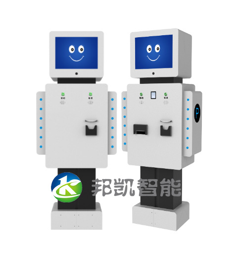 邦凱無人值守停車收費(fèi)機(jī)器人BKJQR705B 智慧停車機(jī)器人 無人值守