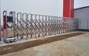 電動伸縮門 - 伸縮門-銀鋼323