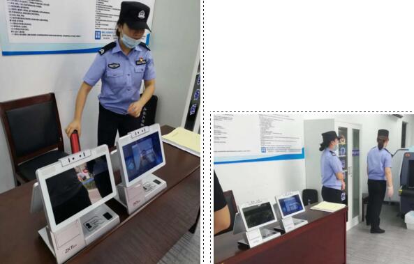 某地新建法院/法庭，在出入口部署ID860人證核驗(yàn)設(shè)備