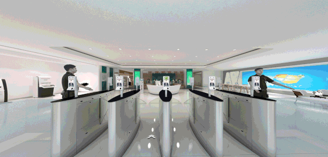 熵基科技云展廳中以銀行場(chǎng)景應(yīng)用為例，全面展示百傲慧識(shí)可信身份認(rèn)證平臺(tái)的場(chǎng)景賦能能力