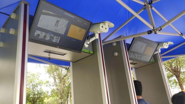 熵基科技測(cè)溫安檢門護(hù)航