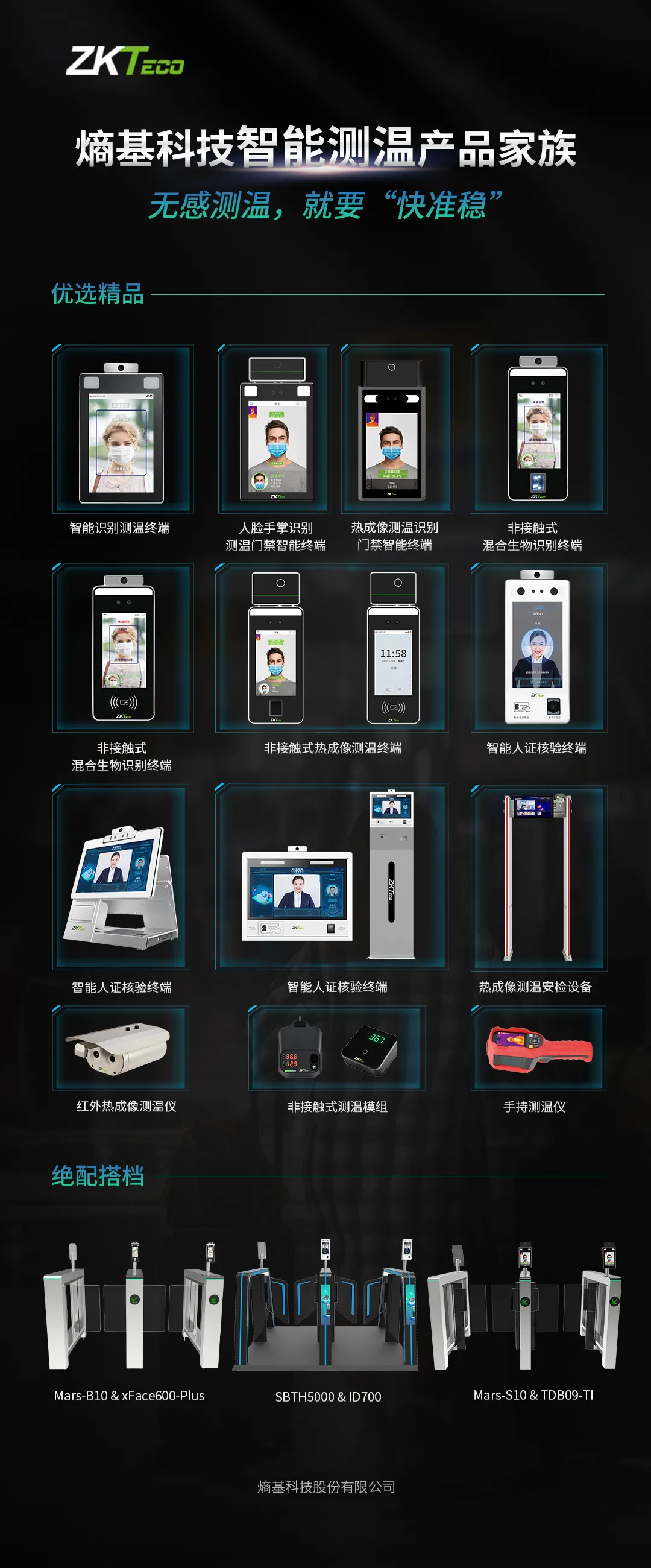 熵基科技智能測(cè)溫產(chǎn)品家族