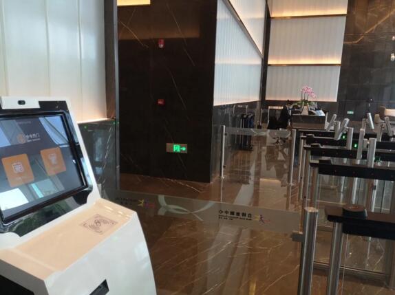 令令開門智能門禁和智能訪客系統(tǒng)落地立橋金融中心
