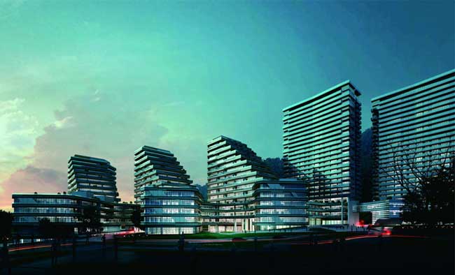 深圳大百匯生命健康產業(yè)園門禁系統(tǒng)案例 - 中出網-智能出入口與停車充電門戶