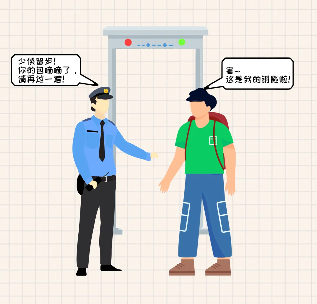 當安檢時發(fā)現(xiàn)可疑物品...