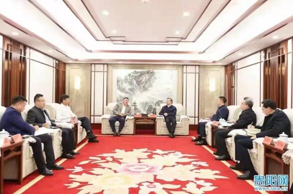 貴州省委常委、貴陽市委書記胡忠雄會見佳都科技集團董事長劉偉一行