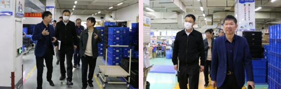 廈門市集美區(qū)副區(qū)長張達(dá)、工信局副局長王志衛(wèi)領(lǐng)導(dǎo)一行到立林走訪參觀