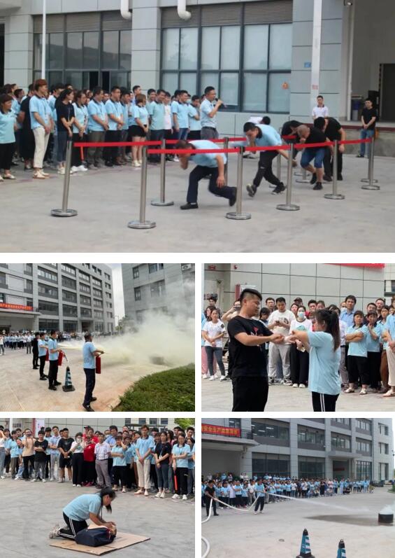 所有參演人員還學(xué)習(xí)了火場逃生疏散、人員救護(hù)、滅火器使用方法