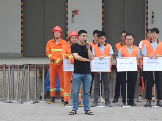 演練科目完成后，楊主任對本次活動進(jìn)行點(diǎn)評