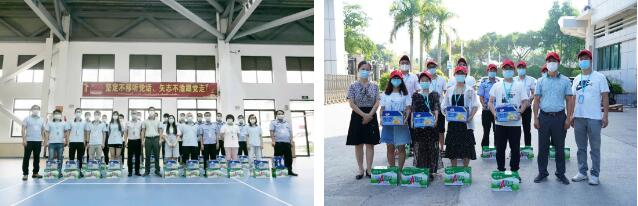 立林黨總支為戰(zhàn)疫在一線的立林黨員、志愿者送上慰問