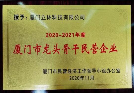 立林喜獲“龍頭骨干民營企業(yè)”、“愛心廈門建設典型”雙料榮譽