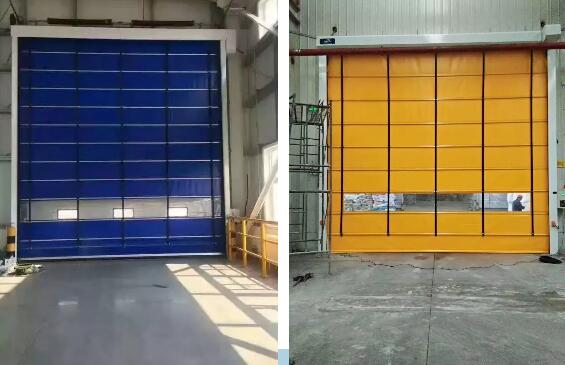 快速軟簾堆積門