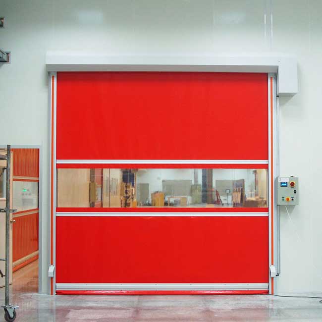 紅色軟質(zhì)快卷門