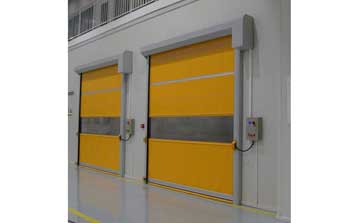 黃色軟質(zhì)快速卷簾門(mén)