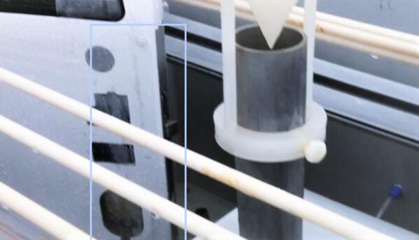 圖中框線為對(duì)鎖體進(jìn)行鹽霧試驗(yàn)