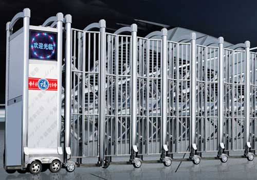 禪星網(wǎng)格門HD-021伸縮門