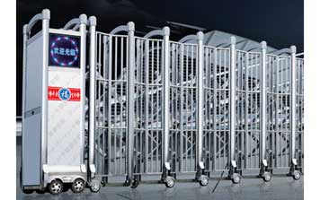 電動伸縮門 - 禪星網(wǎng)格門HD-021伸縮門