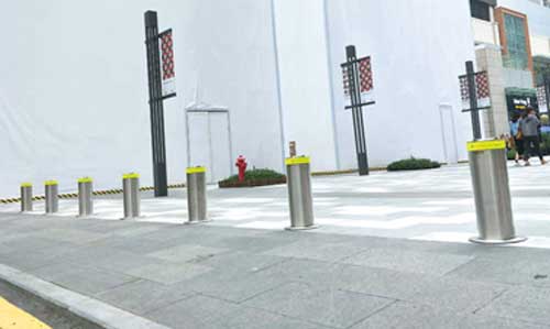 半自動(dòng)升降路樁