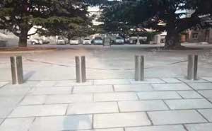 煙臺信息工程學校全自動升降路樁項目