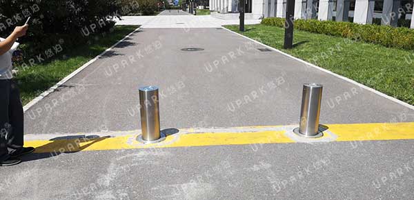 中國石油檔案館全自動升降路樁項目 - 中出網(wǎng)-智能出入口與停車充電門戶