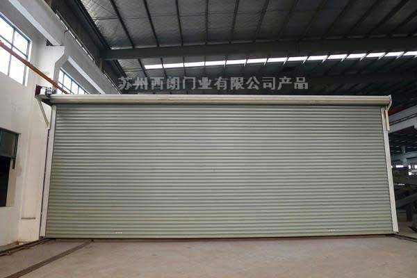 12米寬大型鋼制卷簾門