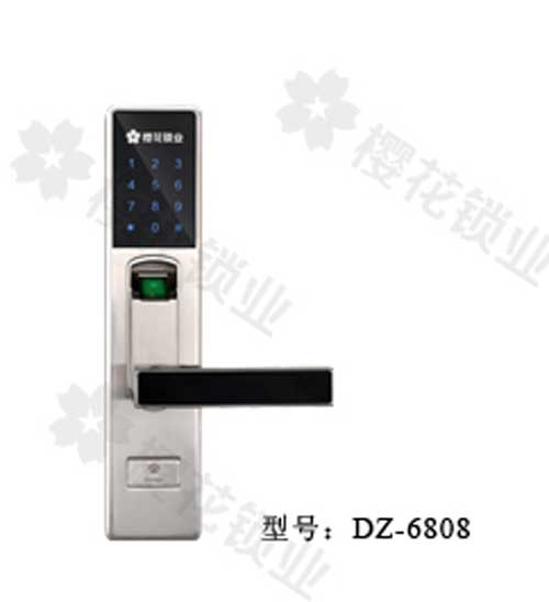 室內(nèi)門指紋鎖-6808-掃鎳間鎳