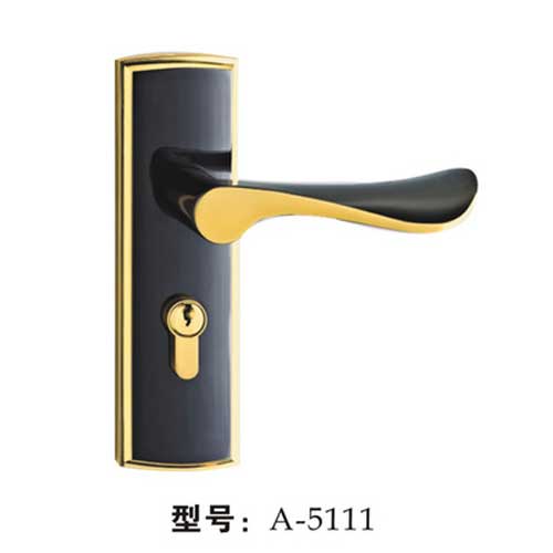 A單舌小插芯門(mén)鎖-5111-槍間金