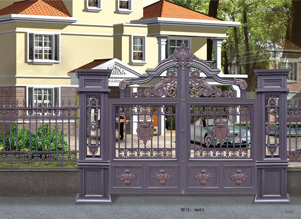 A602鋁藝別墅大門