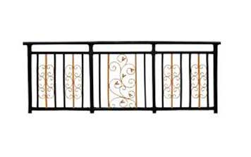 鋅鋼護(hù)欄 - 鋅鋼陽(yáng)臺(tái)護(hù)欄黑金款HW-08