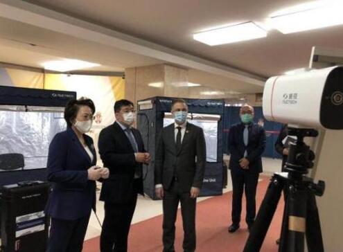 同方威視捐贈(zèng)塞爾維亞內(nèi)務(wù)部的抗疫設(shè)備交接儀式順利舉行