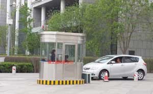 天津空港經(jīng)濟區(qū)管委會不銹鋼收費亭案例 - 中出網(wǎng)-智能出入口與停車充電門戶