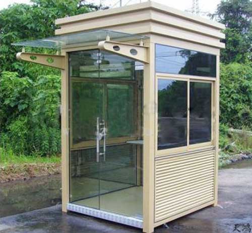 崗亭 - 方形鋼結構氟碳漆