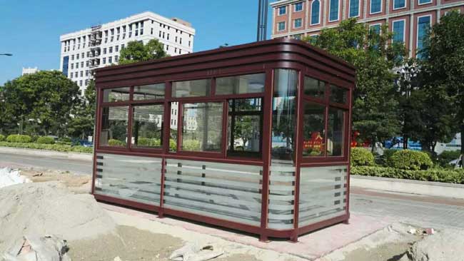 晉江和平廣場鋼結構崗亭案例 - 中出網-智能出入口與停車充電門戶