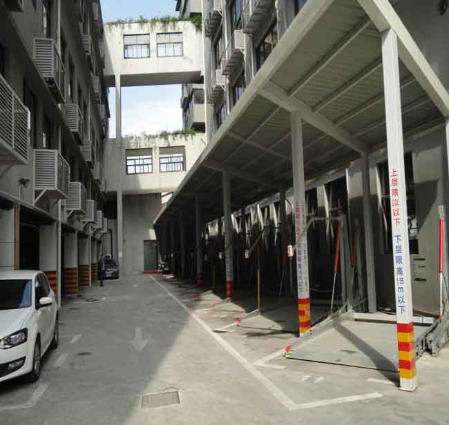 上海晟隆大廈立體車庫案例 - 中出網(wǎng)-智能出入口與停車充電門戶