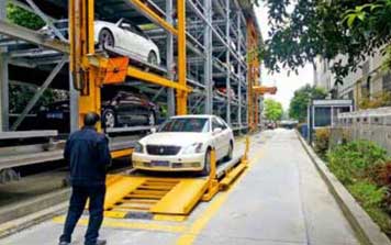 單邊巷道堆垛式PXD立體車庫(kù)